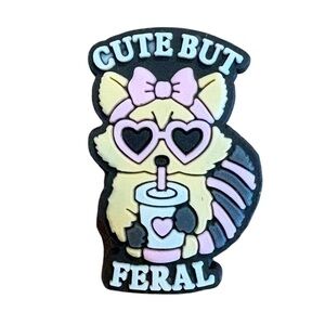 Cute But Feral Croc Charm